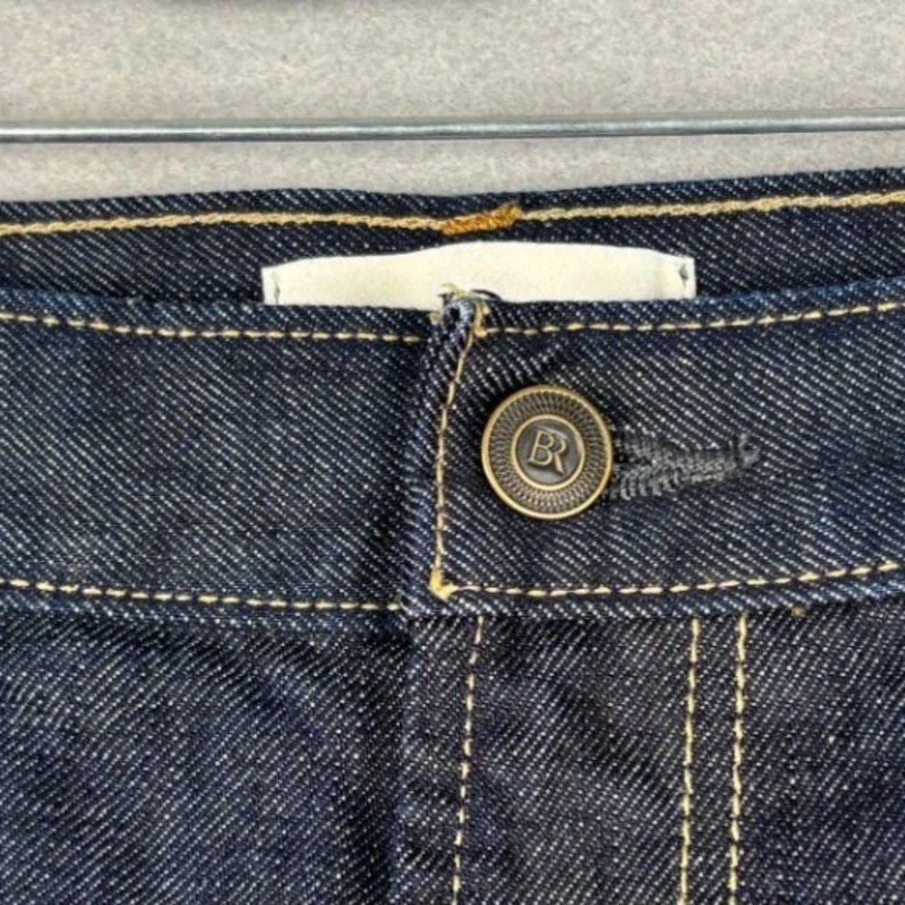 Banana Republic Slim Selvedge Jeans Dark Rinse Premium Denim 36x34) 38x36 Actual